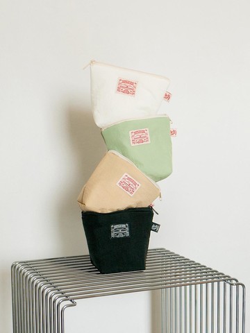 Quilted Nylon Standing Pouch