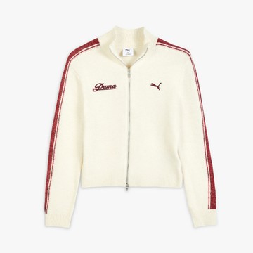 PUMA 流行系列Retro Tape 女 合身針織立領外套 63571987