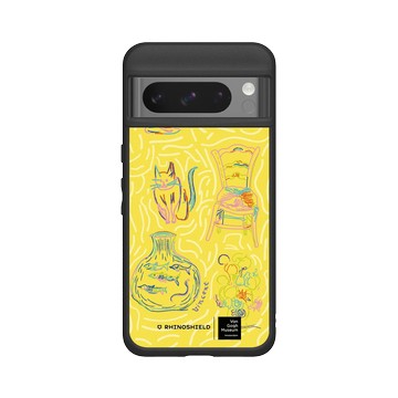 Pixel 8 Pro SolidSuit 黑 - Van Gogh Museum - 現代素描 - 圖案