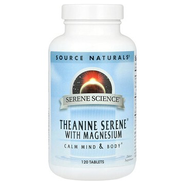 Source Naturals, Serene Science®，Theanine Serene®，含鎂，120 片