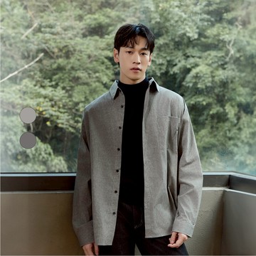 50% Fifty Percent｜渲染感單口袋長袖襯衫｜02552731004