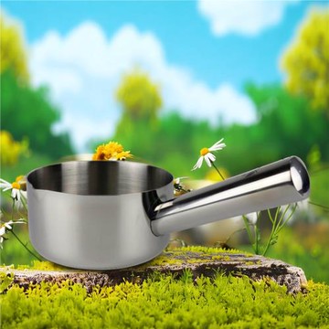 加厚水漂不銹鋼舀水勺廚房水瓢家用水殼水舀子大小號平底帶嘴勺子