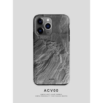 Acvoo大理石巖石紋理iPhone16Promax保護12雙層適用于蘋果14手機殼13