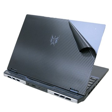 EZstick ACER Predator PHN16-72 黑色卡夢膜機身貼 (DIY包膜)