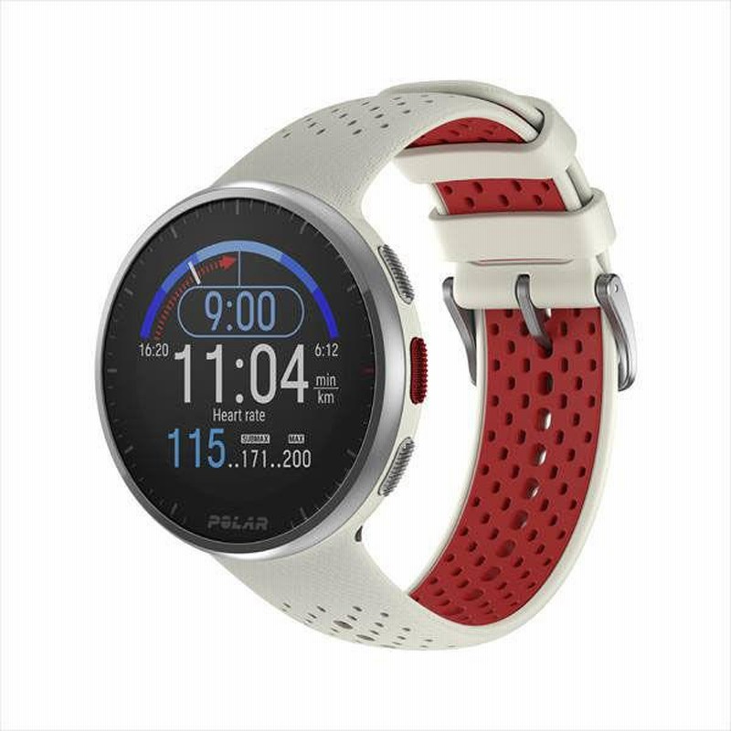 POLARPOLAR GPSプレミアムランニングウォッチ PACER PRO ホワイトレッド S-L 900102180 1個（直送品） 通販  LINEポイント最大0.5%GET LINEショッピング