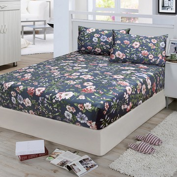 【多利寶寢具】Indian_100%純天絲單人二件式床包組-晨曦閒情