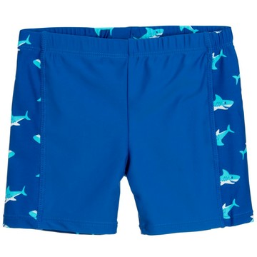 德國PlayShoes 抗UV防曬男童泳褲-鯊魚 - 122/128