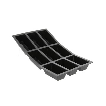 黑軟矽膠模系列-長方形蛋糕烤模