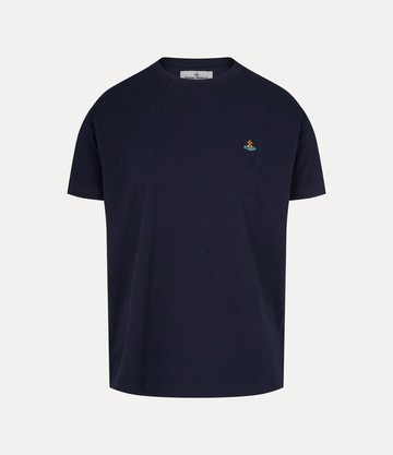 Vivienne Westwood Classic T-shirt Multicolour Orb Cotton Navy Blue L Unisex