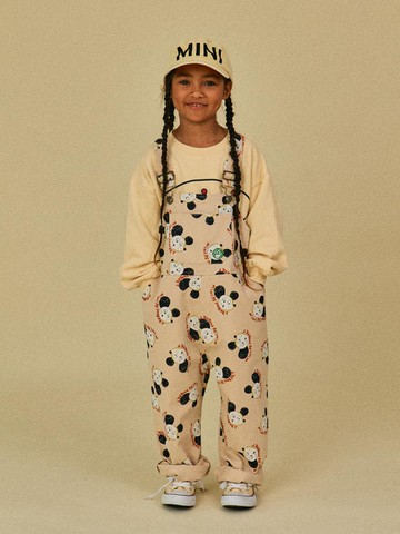 24AW Mouse All-Over Woven Overall (BEIGE)