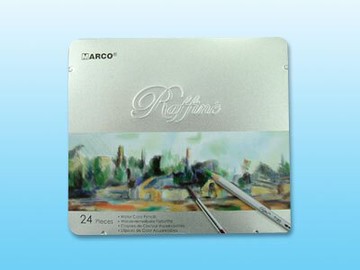 【萬事捷】4531 24色 鐵盒裝水溶彩色鉛筆【APP滿額下單10%點數(單一帳號最高5000點)】1/31止