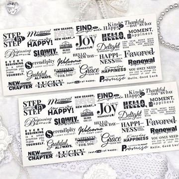 :Mini Joy: 霧面透明貼紙