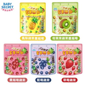 【BABY SECRET 寶寶的秘密】有機米餅袋裝(12M+)