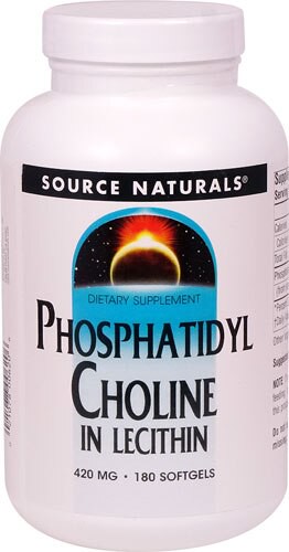 Source Naturals Phosphatidyl Choline In Lecithin 420 mg - 180 Softgels