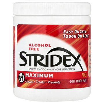 Stridex, 一步緩解無酒精痘痘軟貼，90片