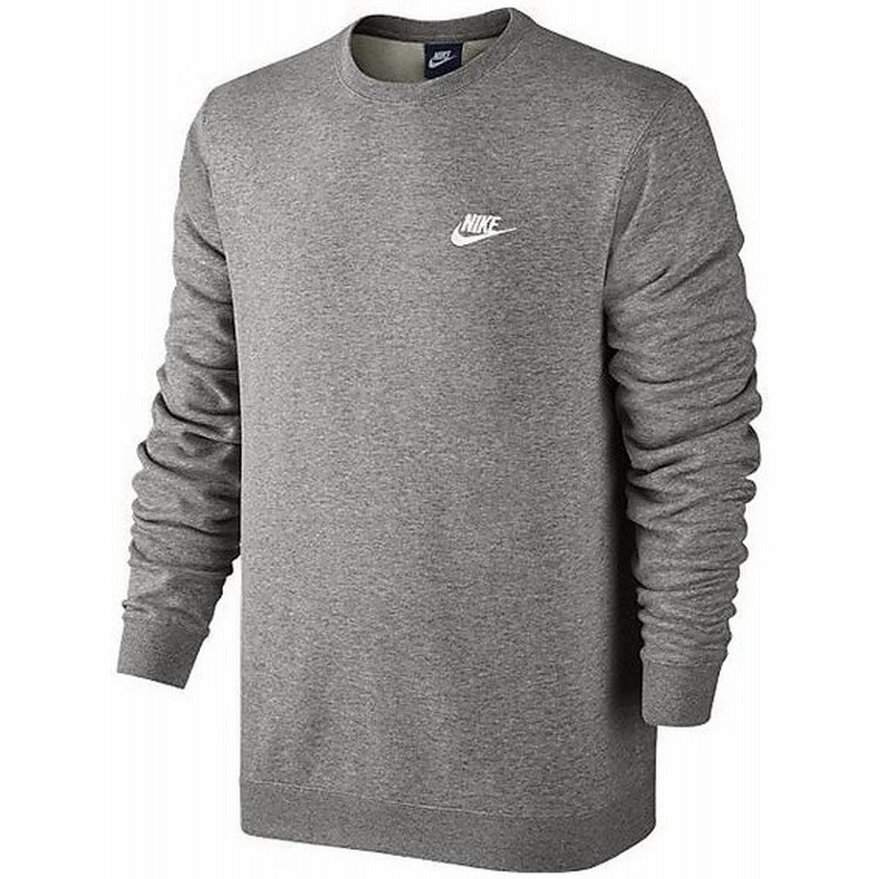 Nike ナイキ トレーナー スウェット メンズ 男性 グレー 通販 Lineポイント最大get Lineショッピング