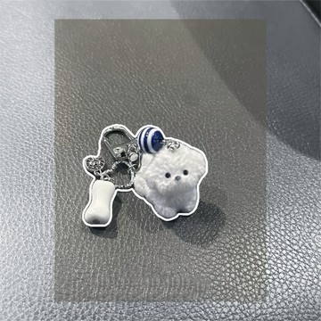 𝐆𝐑𝐀𝐂𝐈𝐄𝐋𝐎 |  ʚ隔日到貨ɞ 雲朵小狗吊飾 包包吊飾 情侶吊飾 鑰匙圈