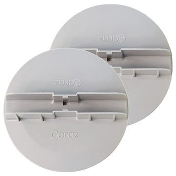 Caraz 嬰兒安全圍欄 圓形安全支架底座 Set 2  24cm  白色