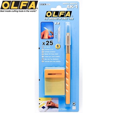 日本OLFA專業筆刀AK-1筆刀手感佳雕刻筆刀