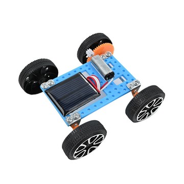 「藍象科學小實驗」太陽能小車DIY手工拼裝科技小製作教具國小生STEAM玩具