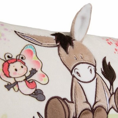 クッション NICI ニキ ドンキー＆バタフライ 43×25cm 枕