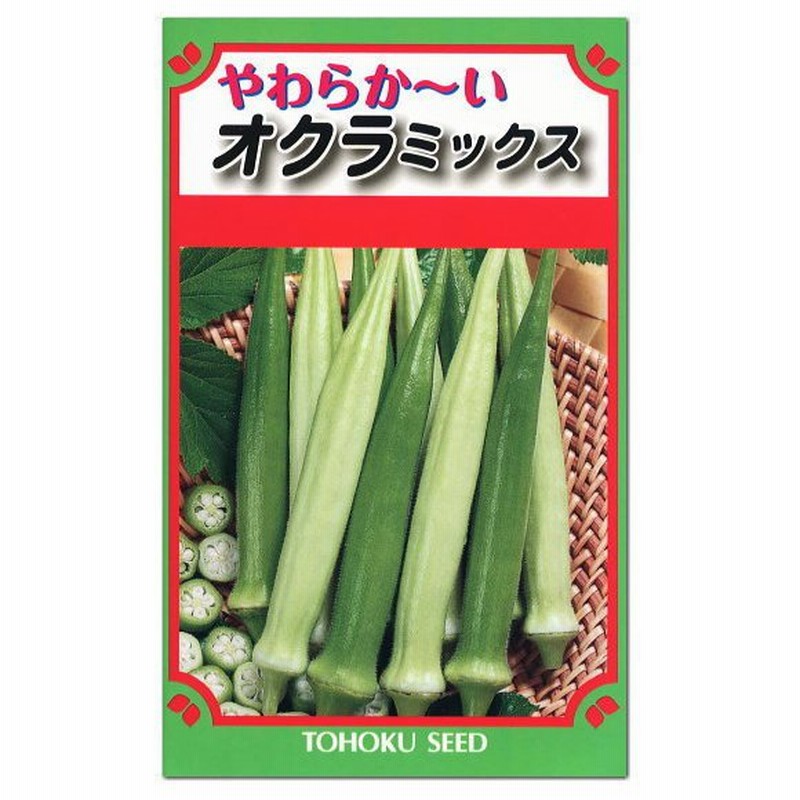 トーホク 丸莢オクラミックス 種 家庭菜園 プランター栽培 丸さやおくらのタネ たね 種子 夏野菜 メール便対応 通販 Lineポイント最大0 5 Get Lineショッピング
