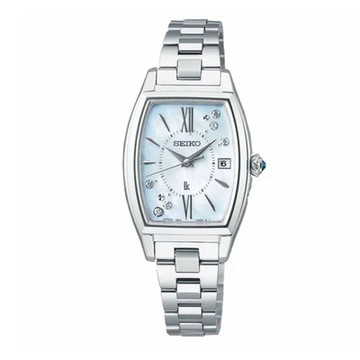 SEIKO 精工 LUKIA 花藝聯名限量時尚太陽能電酒桶型錶-女錶(SSVW231J)24.6mm-SK008