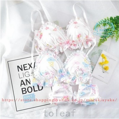 レディースセットノンワイヤーブラブラジャー ショーツ小胸ブラ学生上下セット10代代誕生日プレゼント可愛い少女下着ランジェリーインナー 通販 Lineポイント最大get Lineショッピング