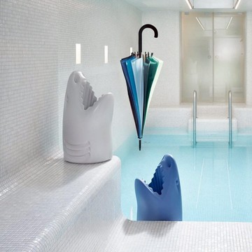 【Qeeboo】義大利 鯊魚傘桶(5色)-廠商直送