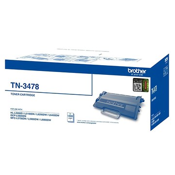 Brother 原廠超高容量碳粉匣 TN-3478 適用多款Brother雷射印表機  原廠 藍色 + 白色  1個