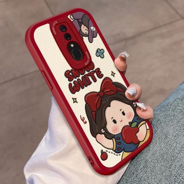 適用OPPOA9手機殼白雪公主A5新款卡通A11X保護套女款A8網紅ins創意可愛K10Pro全包A7防摔k9s網紅K7K11/K12K3