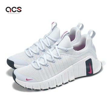 Nike 訓練鞋 Wmns Free Metcon 6 女鞋 灰白 桃紅 健身 穩定 支撐 運動鞋 FJ7126-004