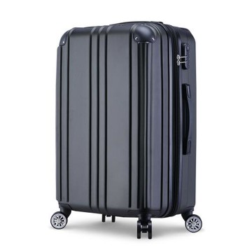 Bogazy 美好時光 25吋超輕量可加大密碼鎖行李箱(黑色)