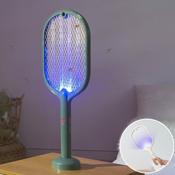 樂嫚妮 二合一充電電蚊拍/補蚊燈-(2色)