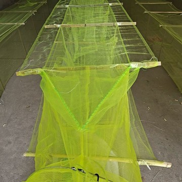【大翅寬網】摺疊蝦籠 捕魚籠 蝦籠 魚籠 龍蝦籠 地籠 捕蝦網 40/40翅寬 70公分口徑 13/23/25米長 白洋淀工藝 淡水捕撈