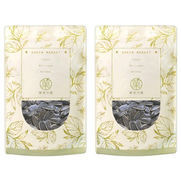 GreenMarket 菓青市集 原味水煮瓜子/葵瓜子 泡茶  300g  2包