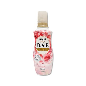 KAO 日本FLAIR衣物防褶皺蓬鬆香氛柔軟精-花果甜香520ml/粉瓶(衣物芳香除臭洗劑)