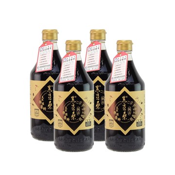 【黑豆桑】天然極品古早金豆醬油-4瓶