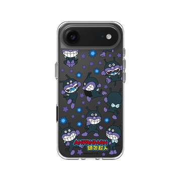 iPhone Air Clear Case（相機按鈕） 透明 - Anpanman麵包超人 - 手舞足蹈的細菌人