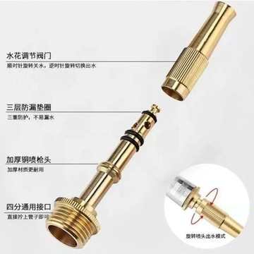 💥台灣出貨💖高壓噴頭 廁所沖水槍 噴槍 衛生間沖洗自來水陽臺洗車直噴槍 快接家用