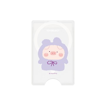 【TOYSELECT】胖才可愛毛茸茸睡衣肉呆MagSafe磁吸卡片夾