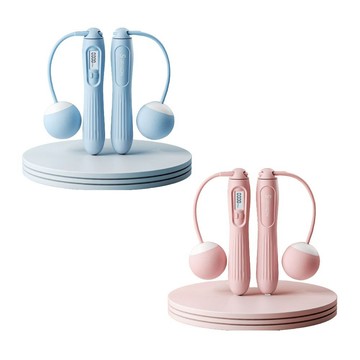 【現貨】電子跳繩 跳繩 智能計數跳繩大球款 計數跳繩 電子計數跳繩 智能跳繩 健身跳繩 無繩跳繩 運動 興雲網購旗艦店