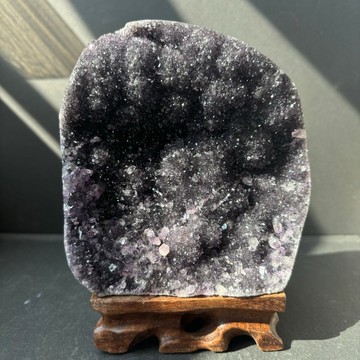 *深紫閃爍* 天然烏拉圭紫水晶擺件 Natural Amethyst