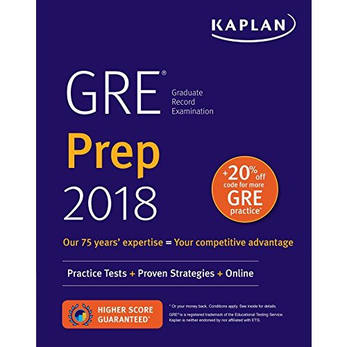 GRE Prep 2018: Practice Tests   Proven Strategies   Online (Kaplan Test Prep)