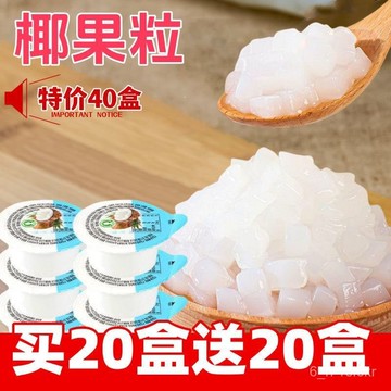 小料 椰果粒 果粒小包裝 卽食珍珠奶茶小料 專用椰果 果凍芋圓家用配料