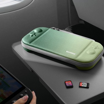 Tomtoc 玩家首選二代 Switch 2 主機收納包 森林綠