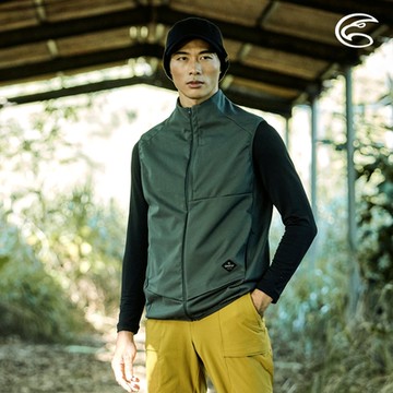 ADISI 男Softshell超輕量調溫防風背心AV2221033｜騎士綠