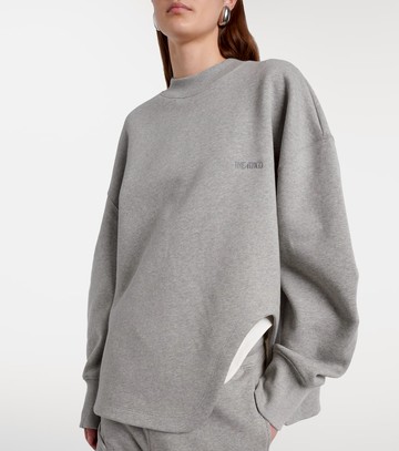 The Attico Oversized cotton jersey sweatshirt