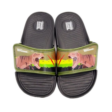 【菲斯質感生活購物】【限量特價!!】台灣製帥氣恐龍拖鞋-綠色 男童拖鞋 台灣製拖鞋 MIT拖鞋