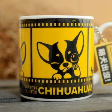 鶯歌製【萌犬出沒】三連拍馬克杯-全12款 | 每款狗狗皆有三個動作